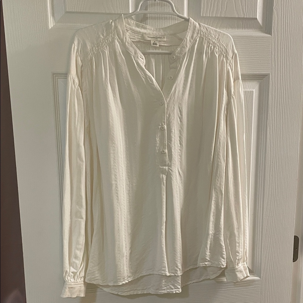NWOT Treasure & Bond Elegant Long Sleeve Blouse